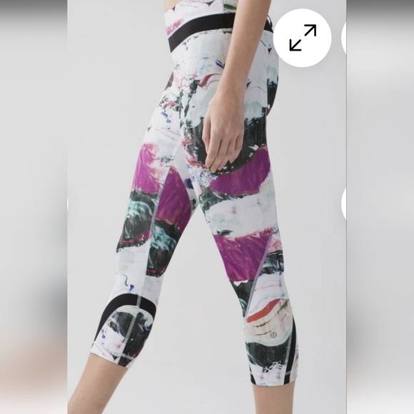 lululemon athletica Pants - *Lululemon Run Inspire Crop II All Full-On Luxtreme Pigment Wave